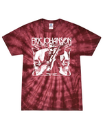 Load image into Gallery viewer, *NEW* 70s Skull Shirt - Burgundy Tie-Dye