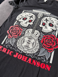 Skulls and Roses Guitar T-Shirt
