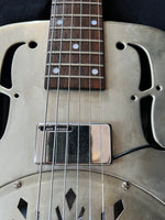 Load image into Gallery viewer, Eric&#39;s Regal Steel Resonator Guitar with Lace pickup &amp; case
