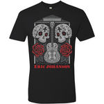 Load image into Gallery viewer, Skulls and Roses Guitar T-Shirt
