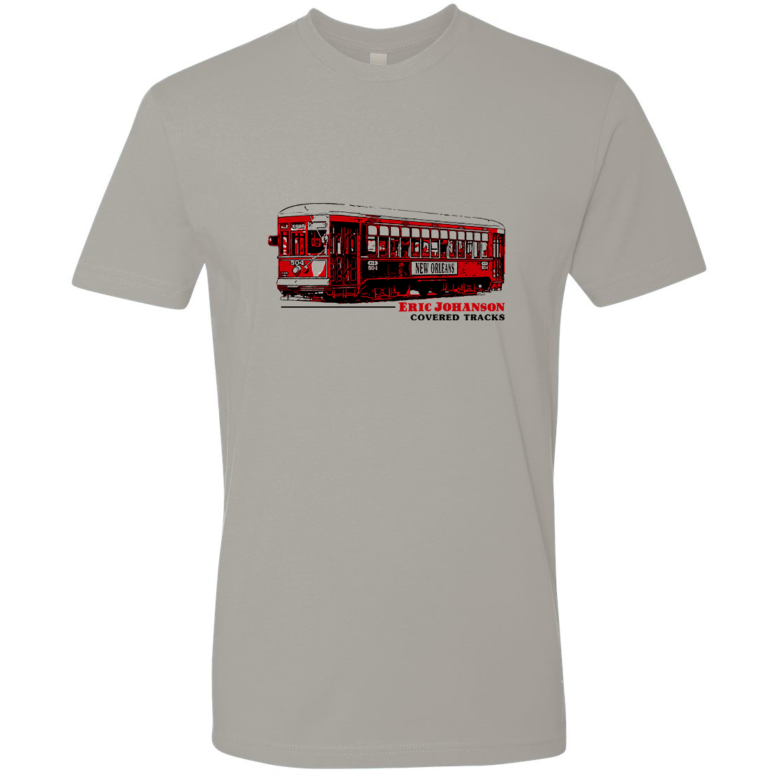 Covered Tracks Streetcar T-Shirt - GRAY (S, L, 2XL)